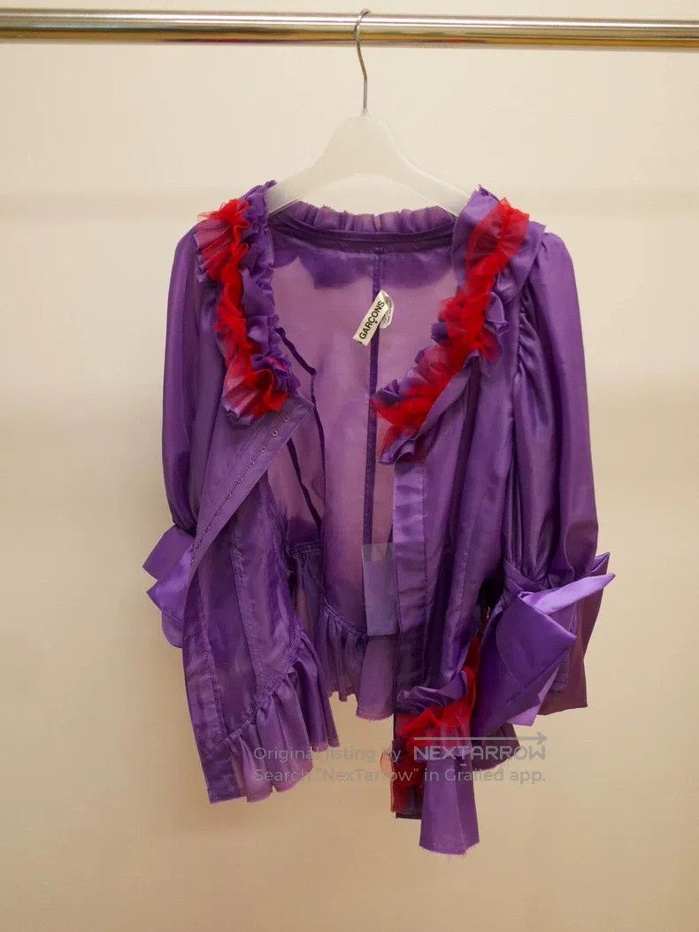 Comme des Garcons Comme Des Garcons Sleeve lace ruffled tulle conversion jac Size XS / US 0-2 / IT 36-38 - 3 Thumbnail