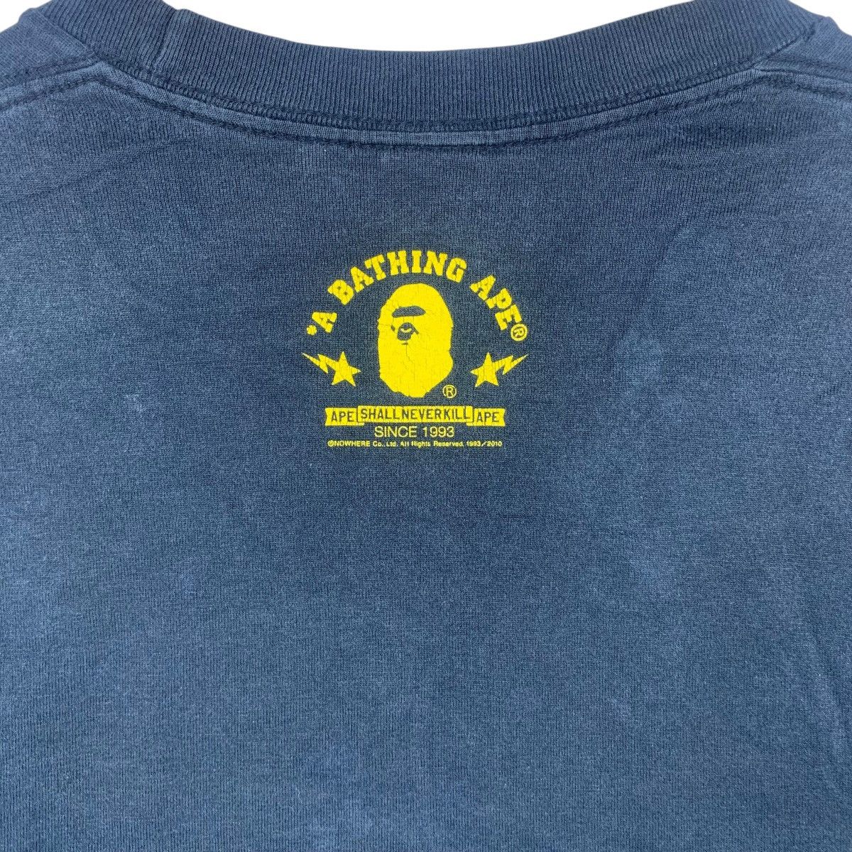 Bape BAPE A BATHING APE General Face 2010 Sun Faded Tee Shirt Top Size US S / EU 44-46 / 1 - 5 Thumbnail