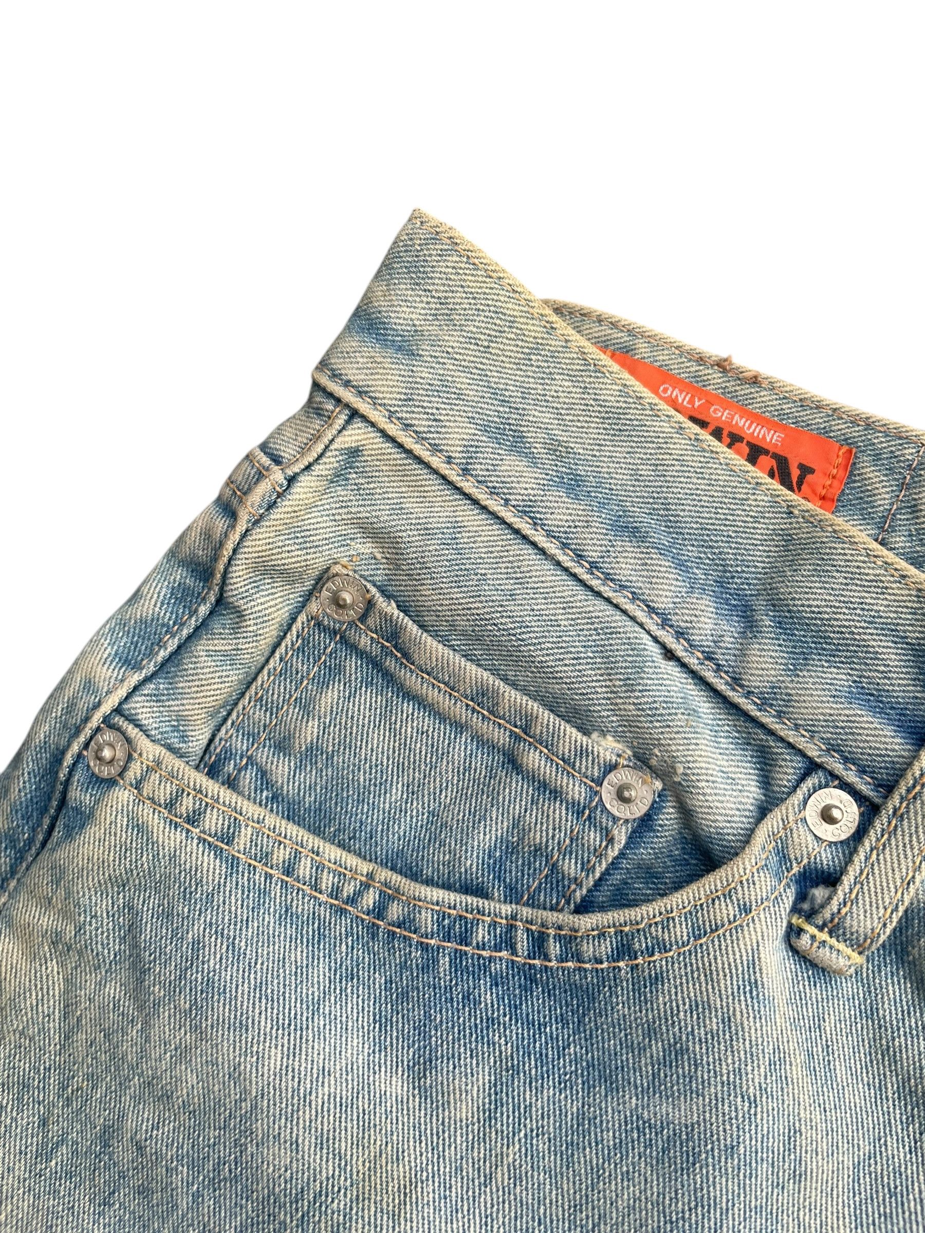 Edwin Vintage Edwin 1502 Faded Denim Size US 30 / EU 46 - 4 Thumbnail