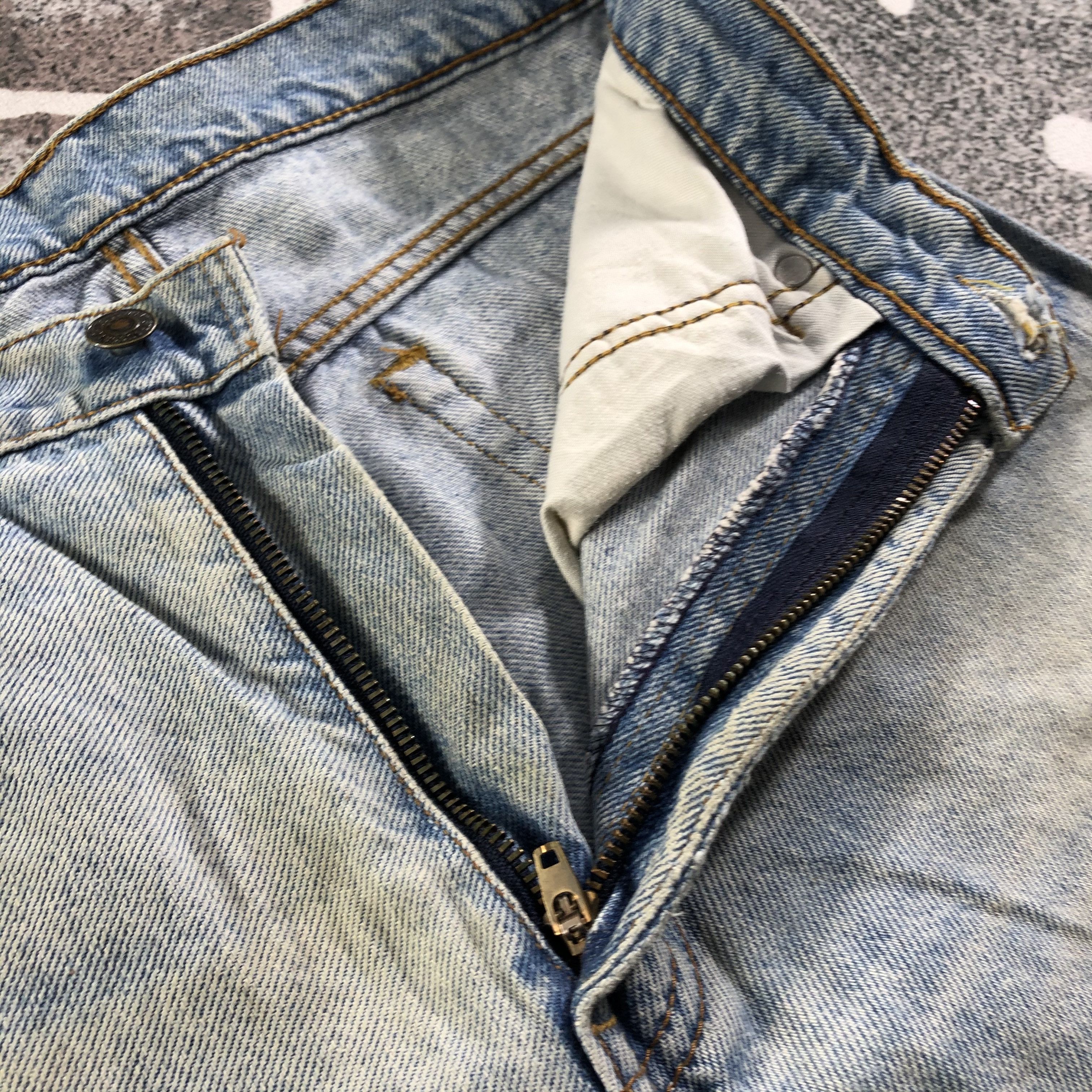 Levi's Vintage Levis 505 Jeans Rusty Blue Denim KJ2484 Size US 29 - 9 Thumbnail
