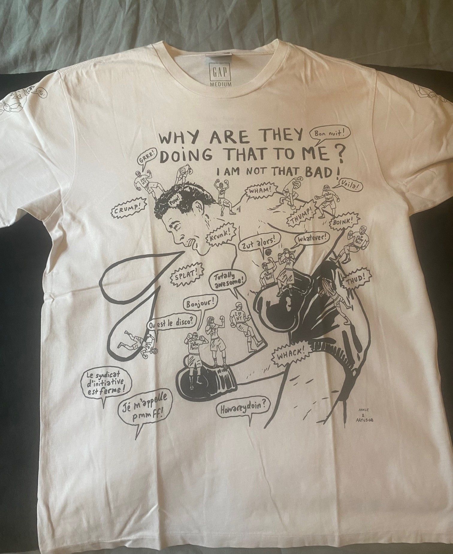 Colette Tee Shirt Colette X Virgil Abloh Archive X Champion size M