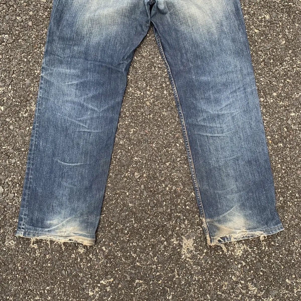 Levi's DISTRESSED DENIM🔥Levi’s 533 Jeans 35x30 Mudwash Faded Pants Size US 35 - 13 Thumbnail