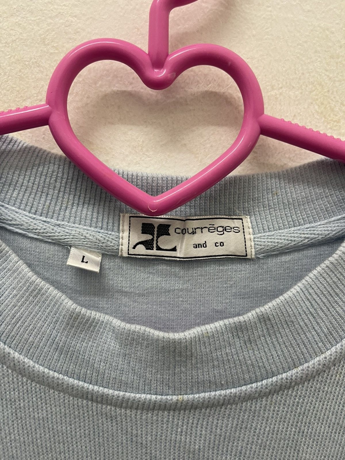Courreges Rare Vintage COURREGES Spell Out Embroidered Big Logo Size US L / EU 52-54 / 3 - 3 Thumbnail