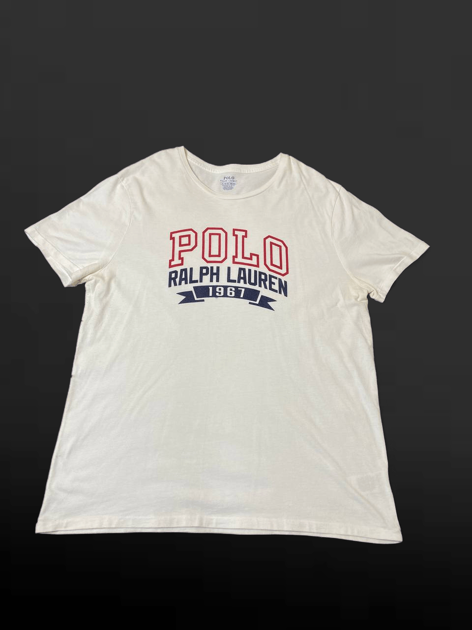 Polo Ralph Lauren Y2K Big Print White T-Shirt Polo Ralph Lauren Size US XL / EU 56 / 4 - 1 Thumbnail