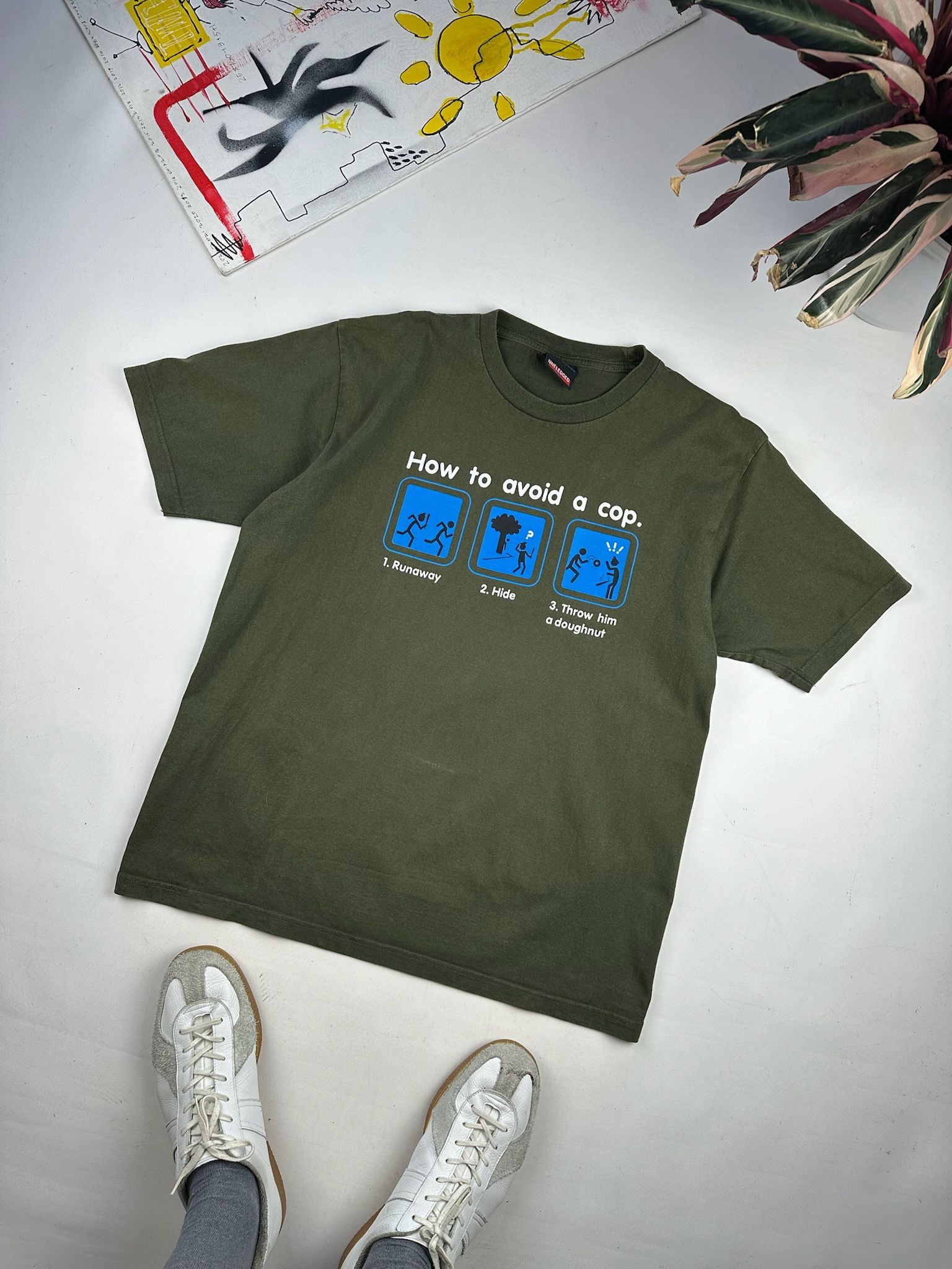 Other Vintage “How to Avoid a Cop" T-Shirt Humor Tee police ACAB Size US L / EU 52-54 / 3 - 2 Thumbnail