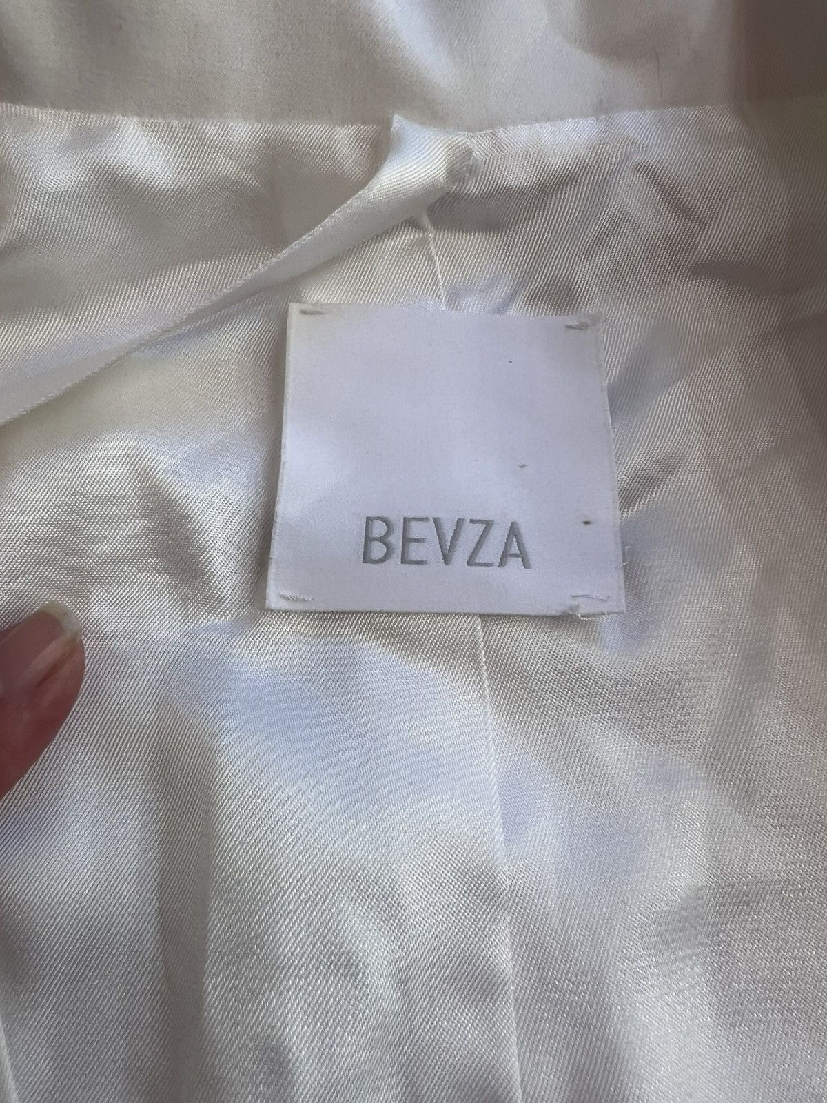 Bevza BEVZA Crossed Asymmetric Jacket White Size S Size S / US 4 / IT 40 - 12 Thumbnail