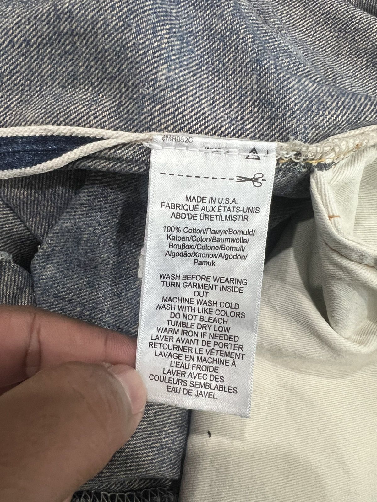 RRL Ralph Lauren Polo Raplh Lauren Double RRL Slim Selvedge Jeans Size US 33 - 18 Thumbnail