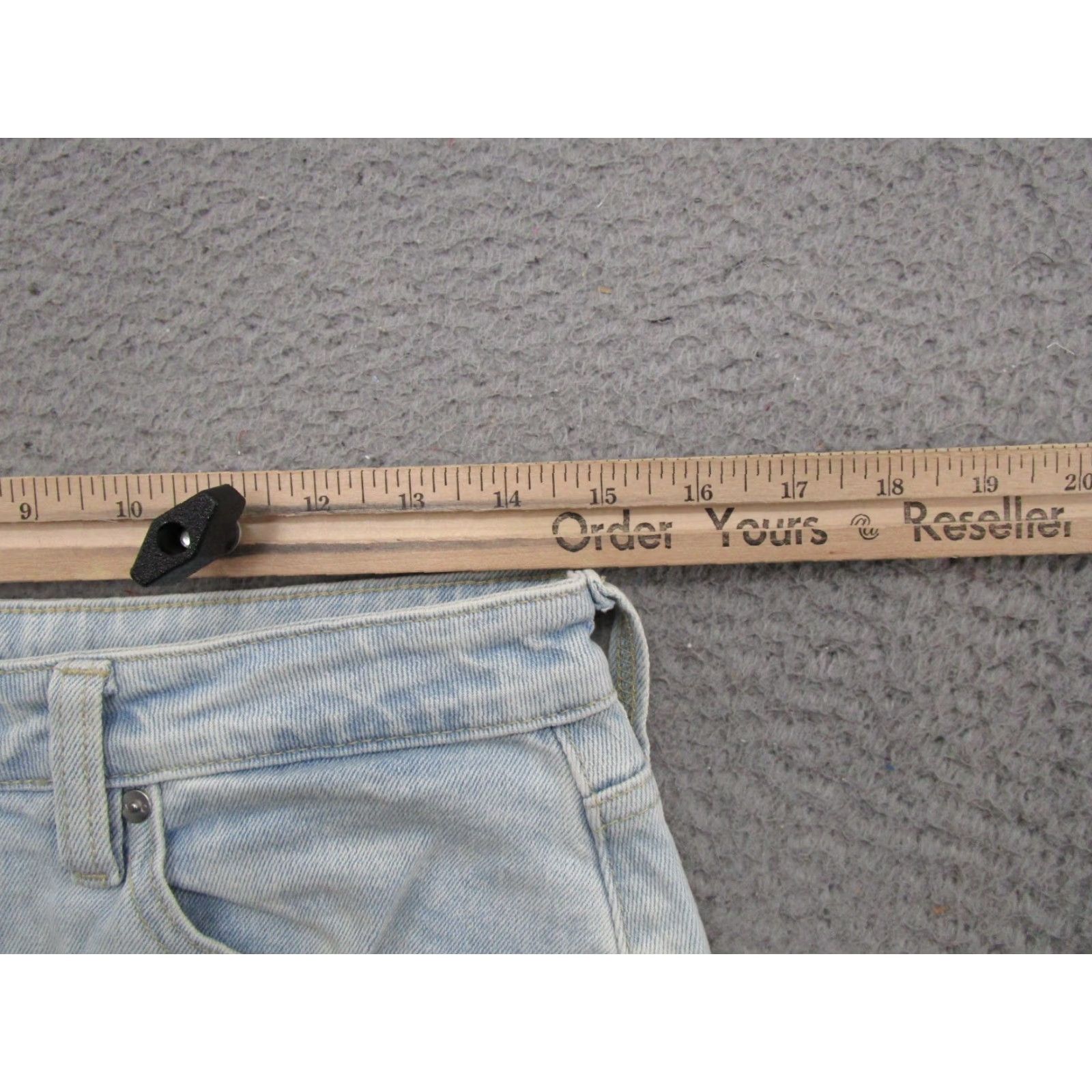 Vintage Kancan Jeans Straight 27 Blue Denim Stretch 5-Pocket Women Size 27_default Baggy Fit Hem Notched N/A Size 27" / US 4 / IT 40 - 7 Thumbnail