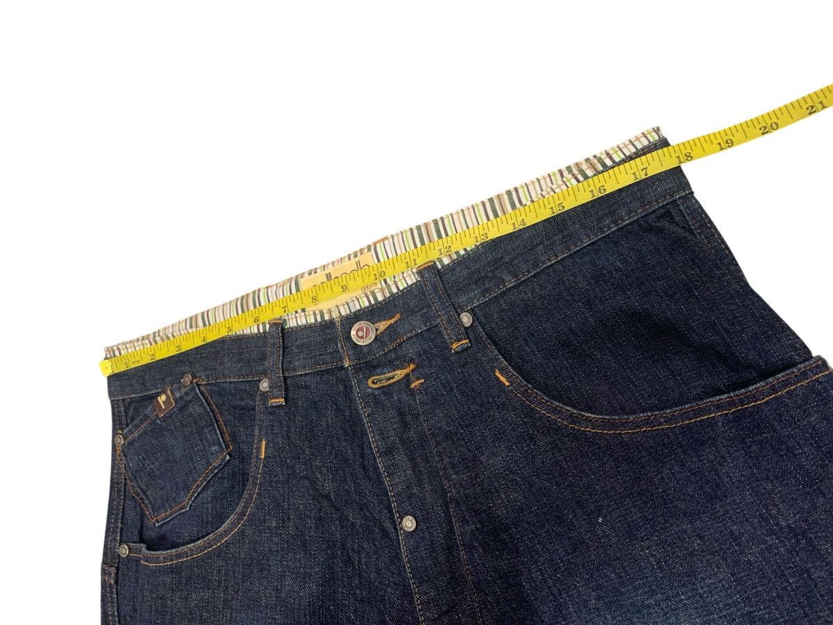 Pelle Pelle × Vintage Rare Vintage Pelle Pelle Buckle Back Baggy Style Jeans Size US 35 - 8 Thumbnail