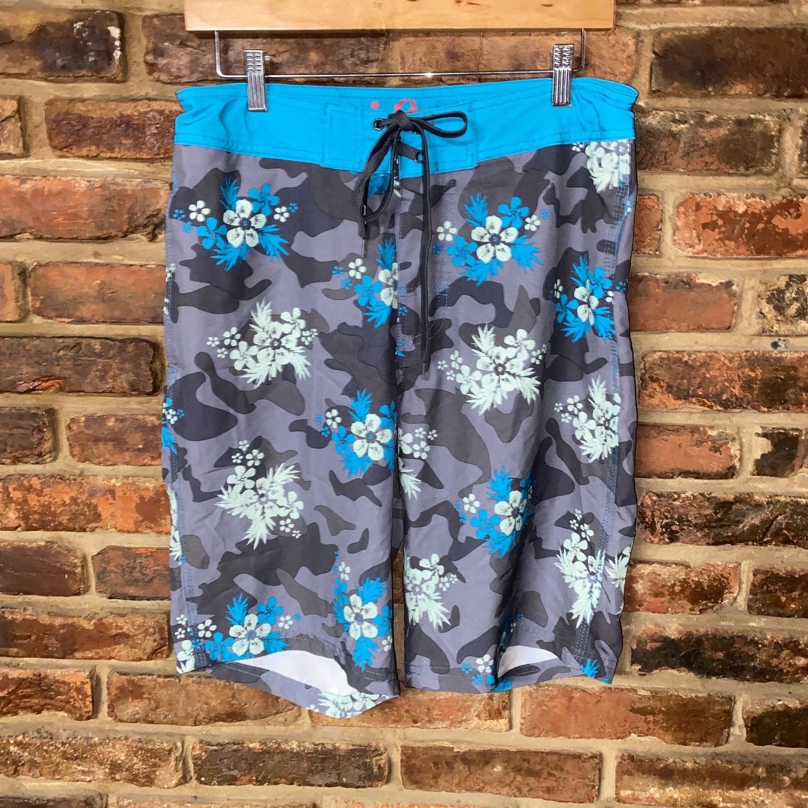 Other × Vintage Blue red sicko born from pain ss20 swim trunks