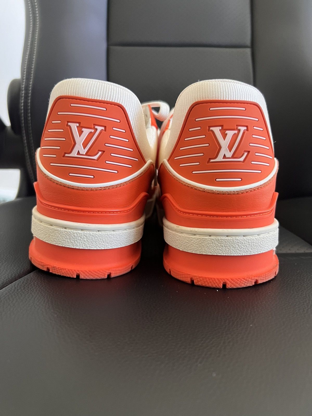 Louis Vuitton Louis Vuitton LV trainers orange ss20 - Size 7 (LV) Size US 7 / EU 40 - 5 Thumbnail