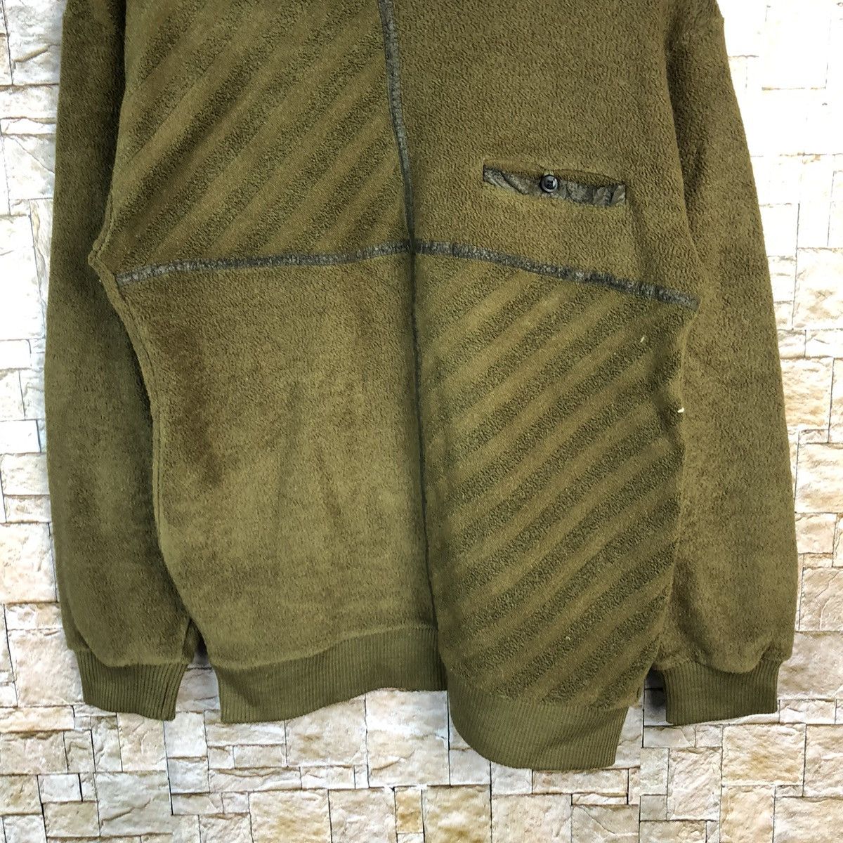 Homespun Knitwear × Japanese Brand Sunday Joy Green Knitwear #A675 Size M / US 6-8 / IT 42-44 - 3 Thumbnail