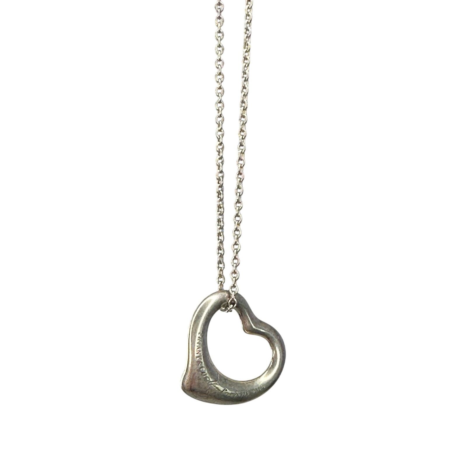 Tiffany & Co. Tiffany & Co. Elsa Peretti Small Open Heart Necklace Size ONE SIZE - 3 Thumbnail