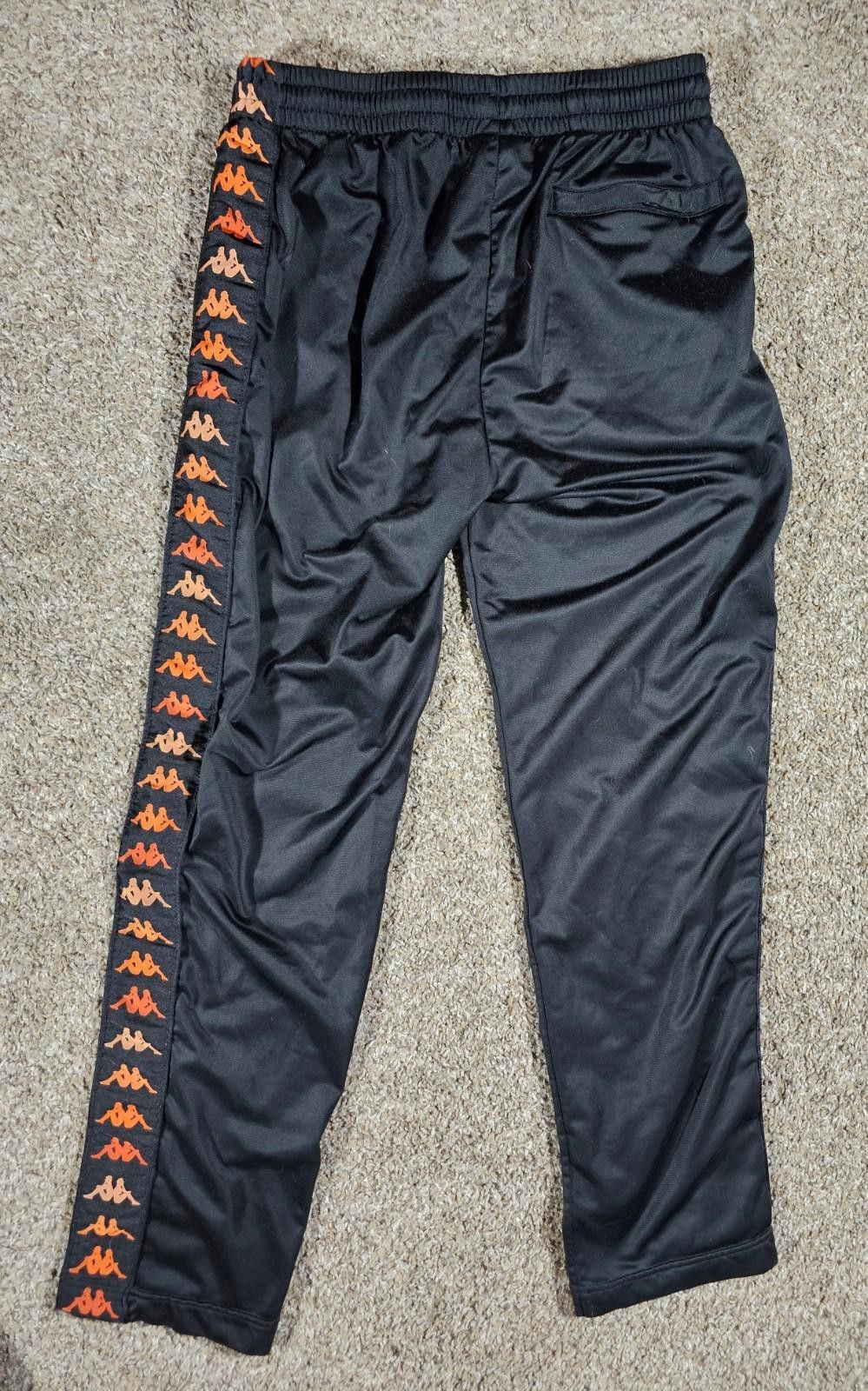 Kappa Kappa Back2back Women Logo Black Straight Fit Sweatpants M Size 32" / US 10 / IT 46 - 5 Thumbnail