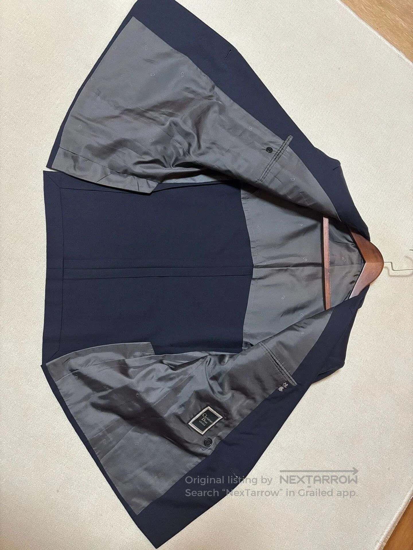 Dior Dior Men's Navy Double. Size US XL / EU 56 / 4 - 4 Thumbnail
