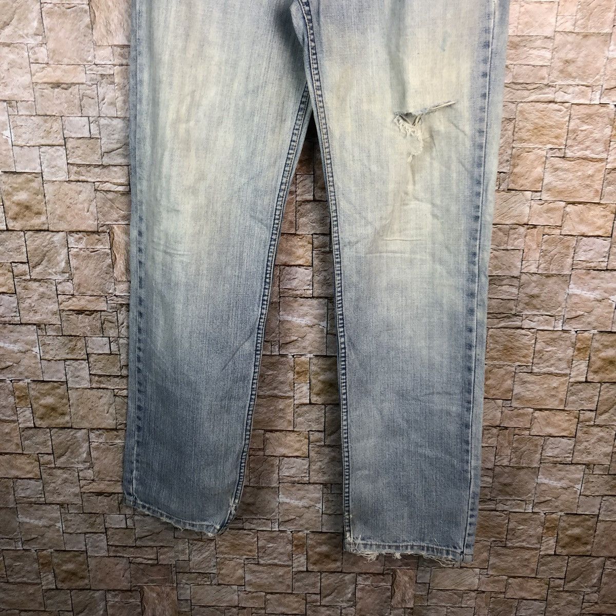 Levi's Levis vintage ripped Blue Denim Pants #A607 Size US 33 - 6 Thumbnail