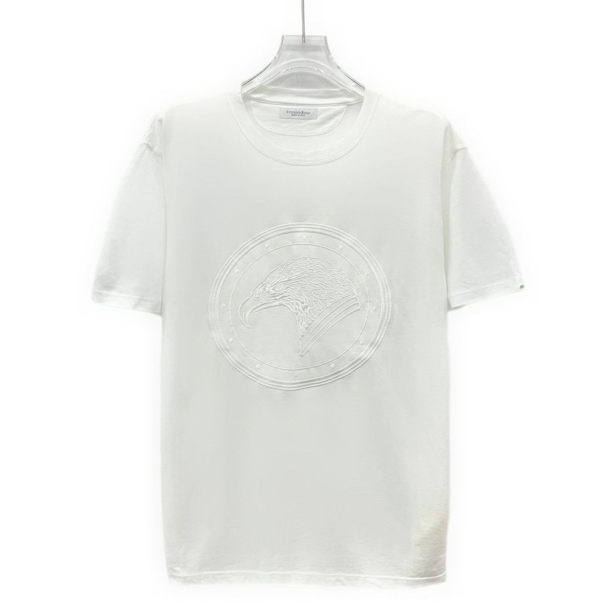Stefano Ricci Stefano Ricci White Eagle Head Short Sleeve T-shirt K26WX Size US L / EU 52-54 / 3 - 1 Thumbnail