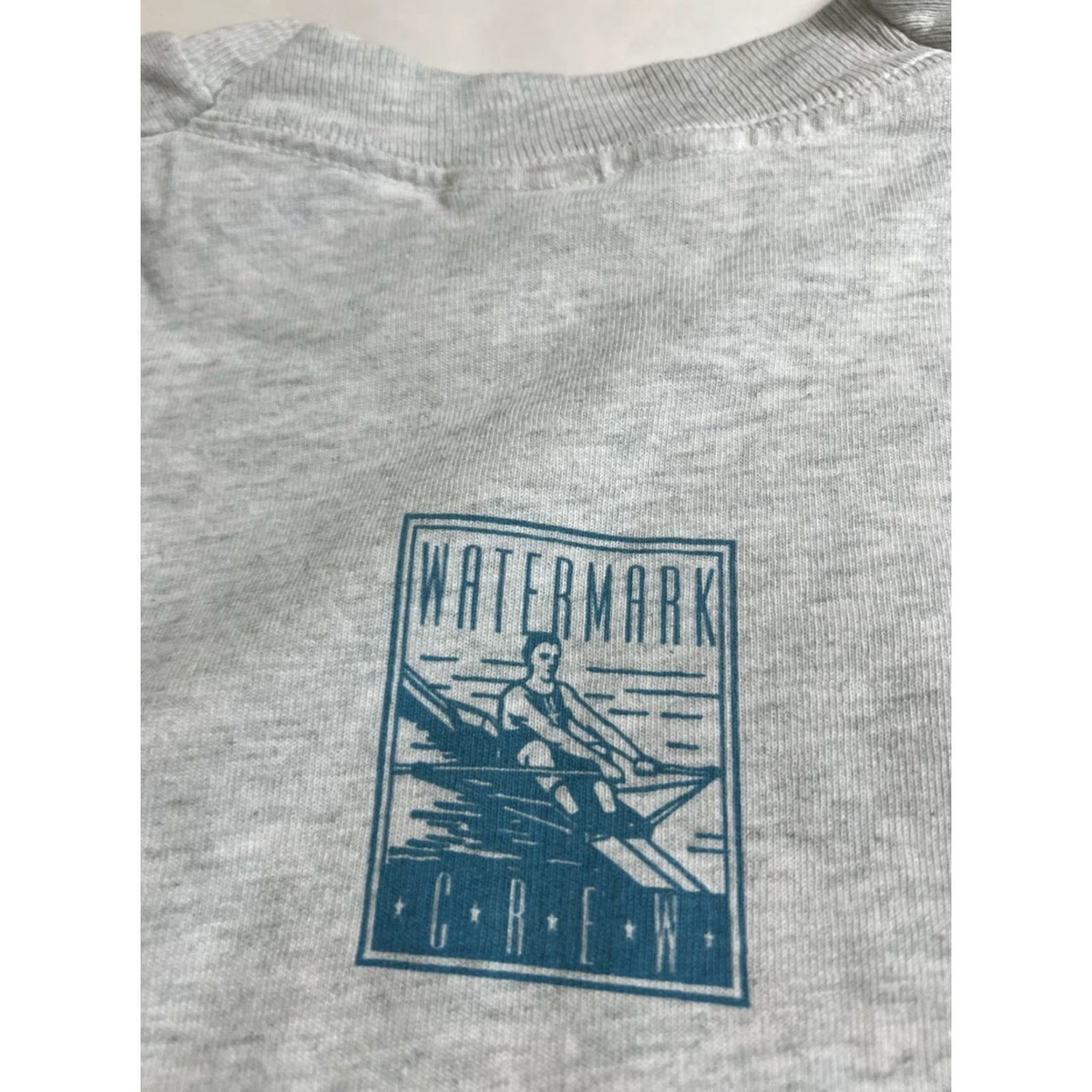 Fruit Of The Loom VINTAGE Fruit of the Loom Crew Short Sleeve T-Shirt Mens XL Gray USA Oars Watermark Imprimis Tee Size US XL / EU 56 / 4 - 6 Thumbnail