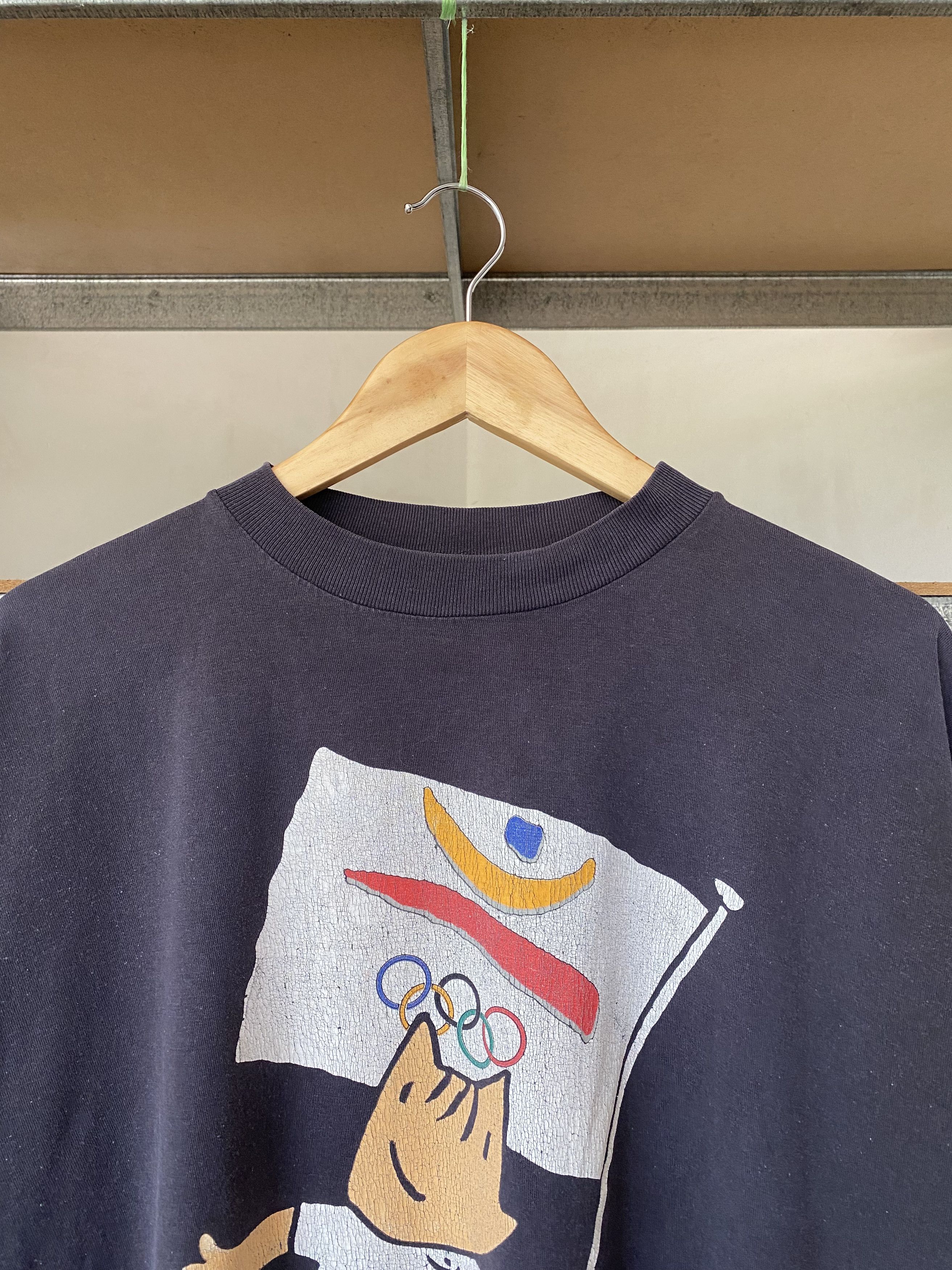 Vintage Barcelona Olympics Mascot Vintage 1992 N.O.S Promo Coob Tee Size US L / EU 52-54 / 3 - 3 Thumbnail