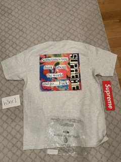 Supreme Fuck The World Tee | Grailed