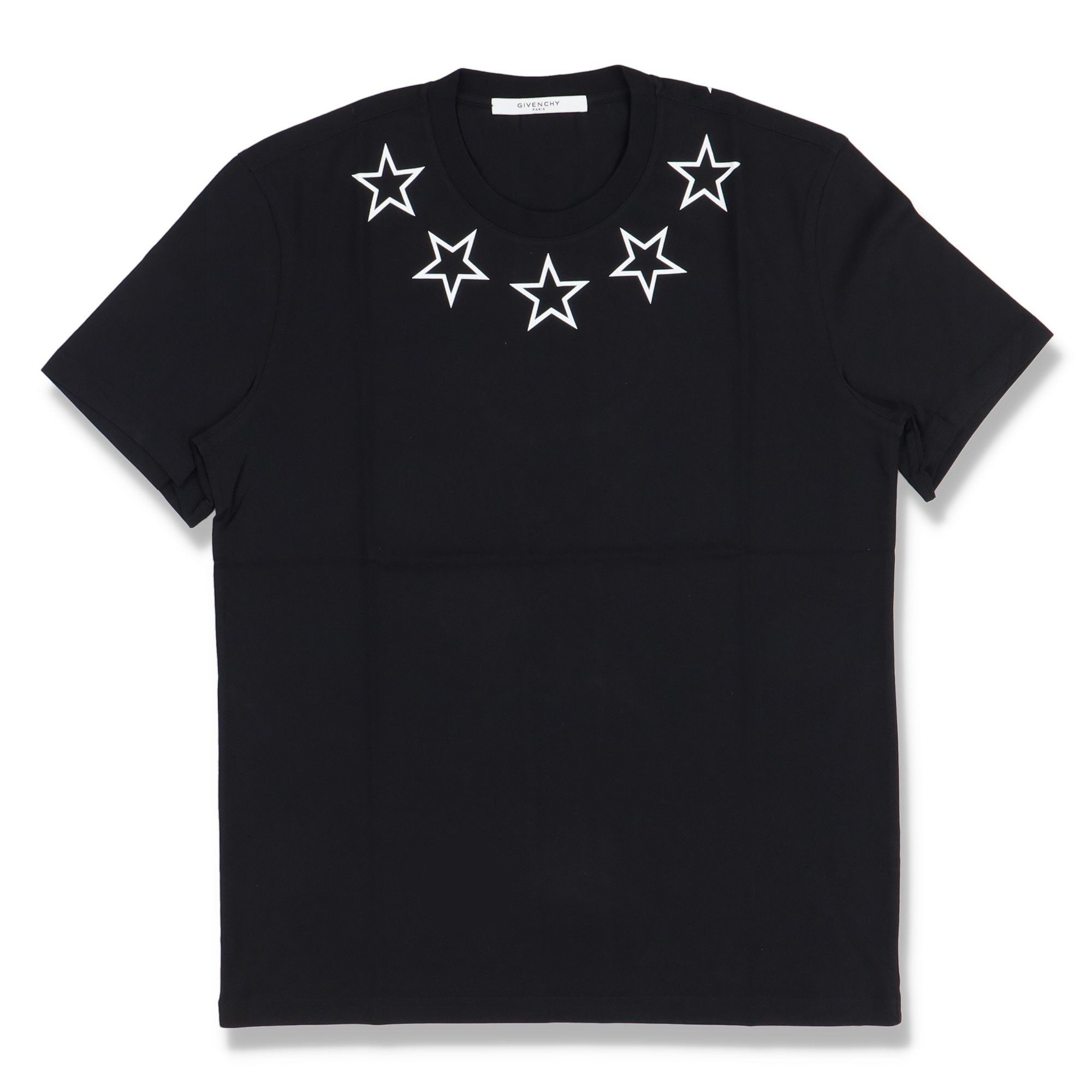 image of Givenchy Black And White Outline Stars T-Shirt, Men's (Size Small)