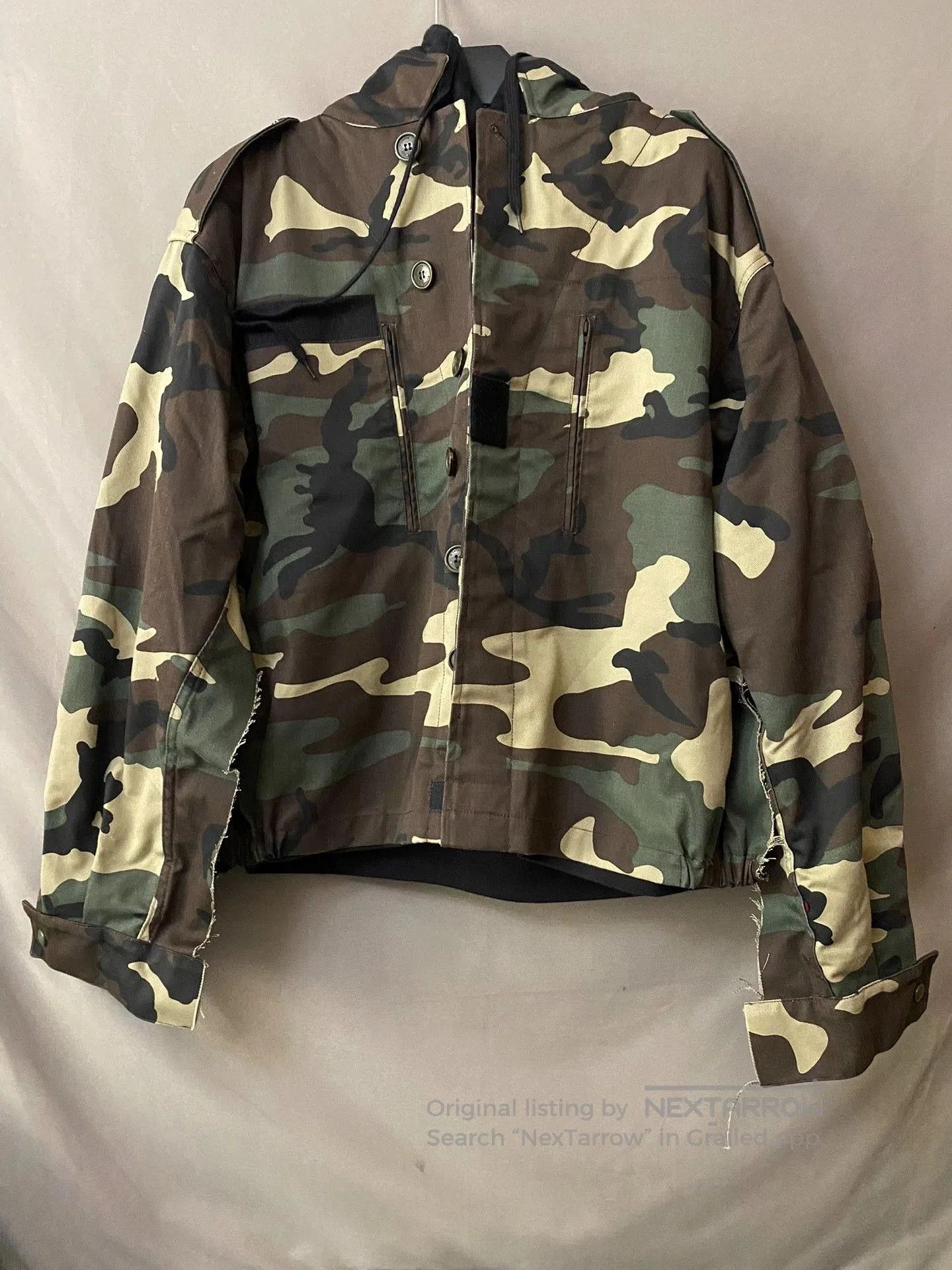 Vetements Vetements Camo Layered Jacket XS . Size US XS / EU 42 / 0 - 3 Thumbnail