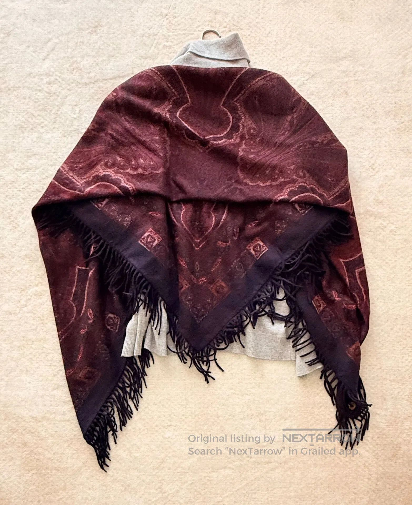 Loro Piana Loro Piana Paisley Cashmere Shawl. Size ONE SIZE - 4 Thumbnail