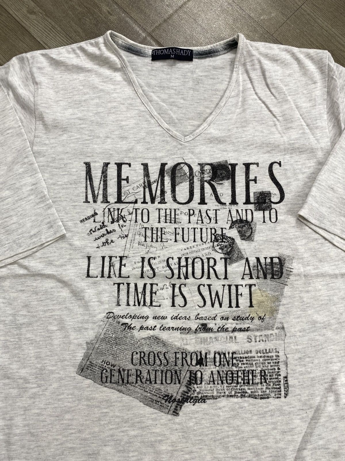 Japanese Brand 🔥Sick Thomas Hady Hysteric Glamour Style Lgb Y2K Poem Tee Size US M / EU 48-50 / 2 - 2 Thumbnail