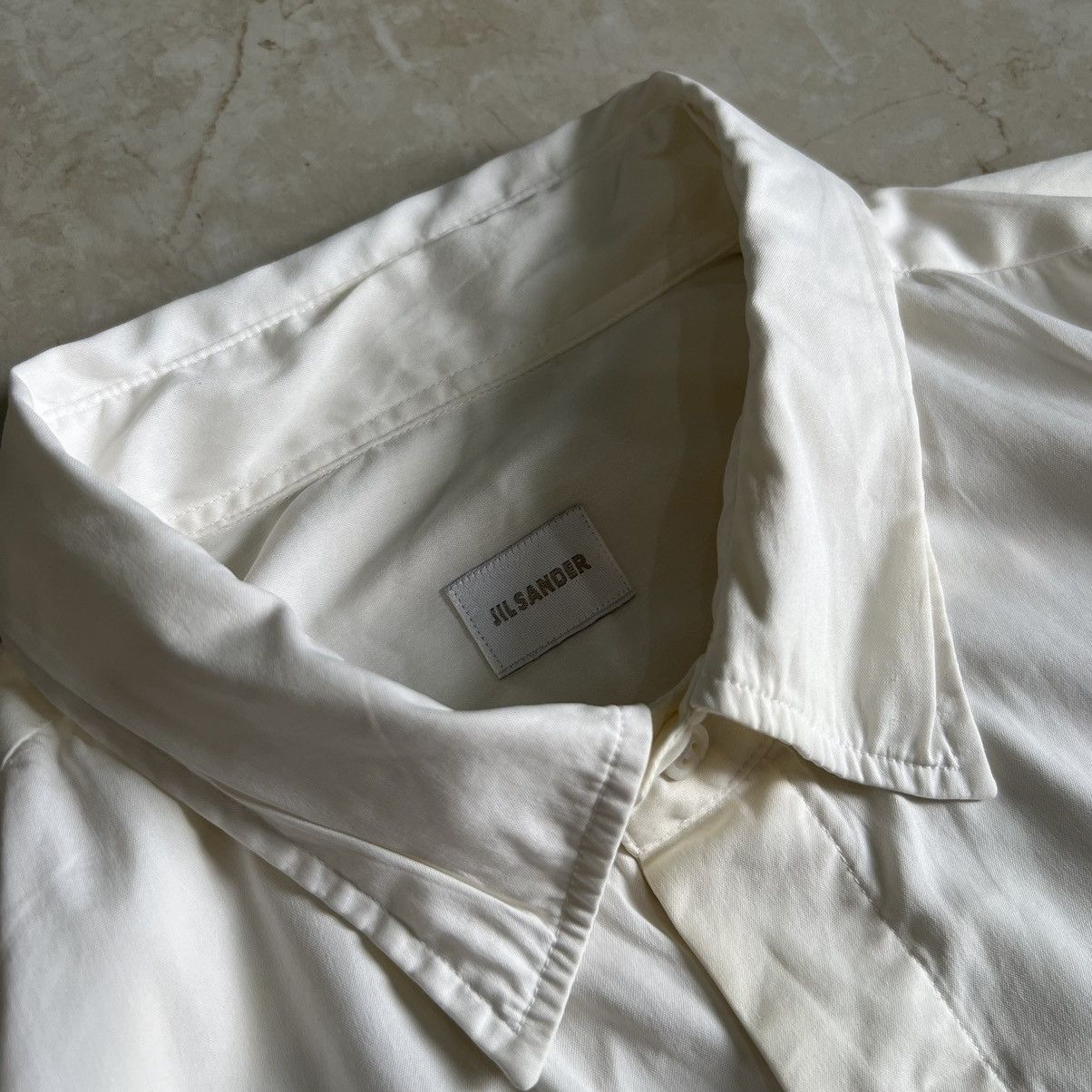 Designer Jil Sander Tailor Made Shirt - Relaxed Fit Size US L / EU 52-54 / 3 - 2 Thumbnail