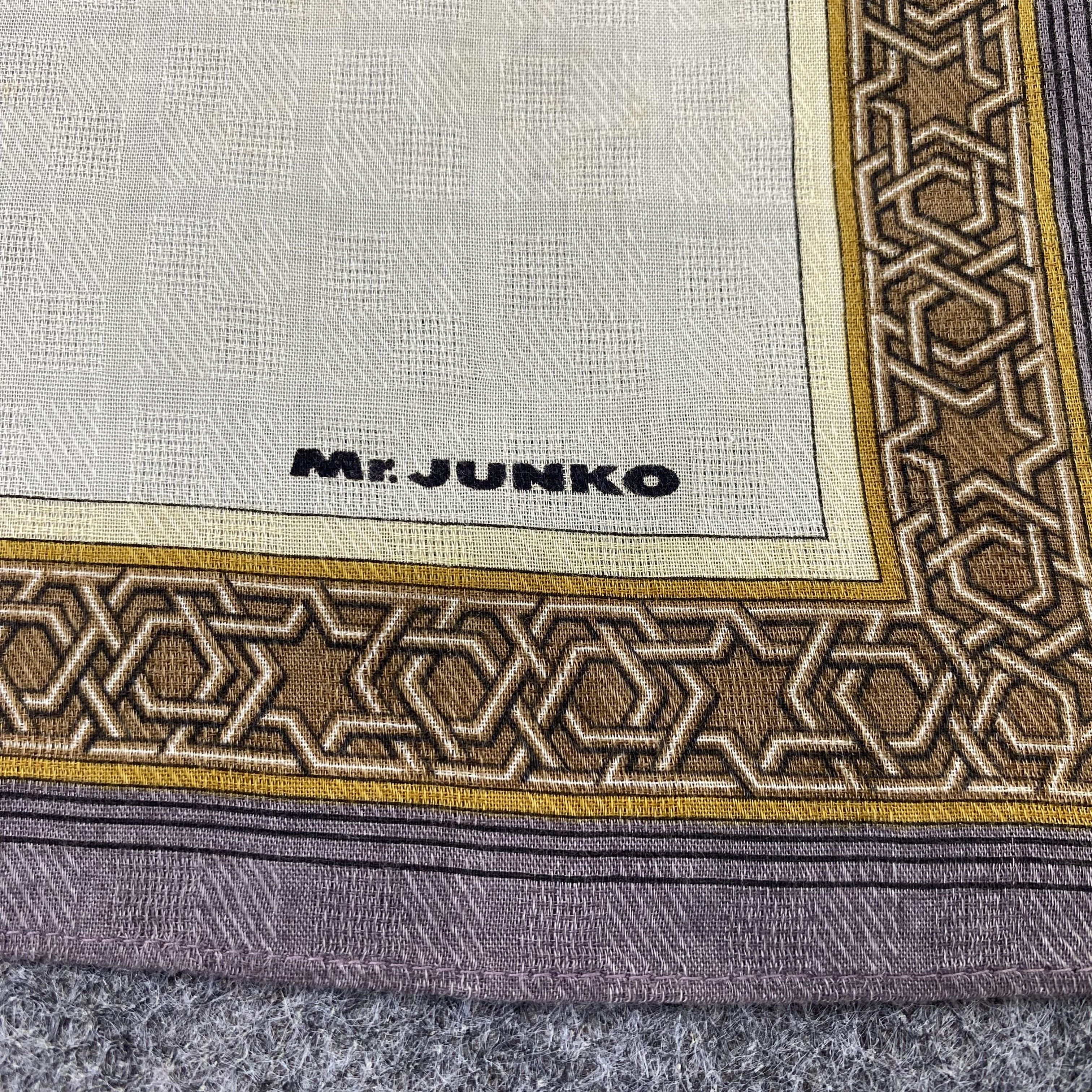 Japanese Brand Mr.Junko Handkerchief Neckerchief Bandana-B1791 Size ONE SIZE - 7 Thumbnail