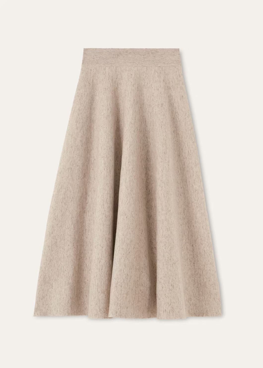Loro Piana os11x0326 FAQ9448 Willow Skirt in Quinoa Cream Size 26" / US 2 / IT 38 - 1 Thumbnail