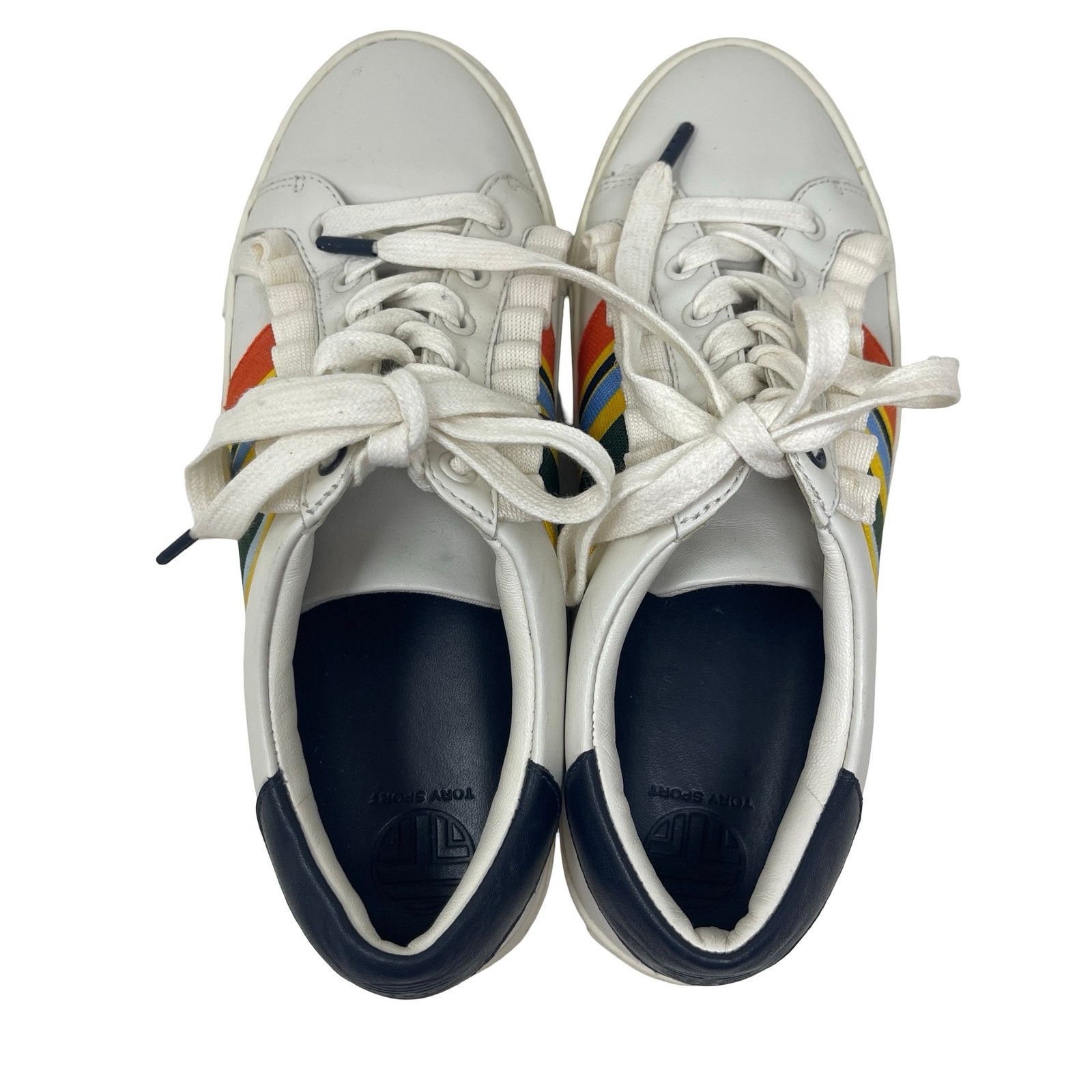 Tory Burch Tory Burch Sport ruffle rainbow sneakers sz 8 Size US 8 / IT 38 - 7 Thumbnail