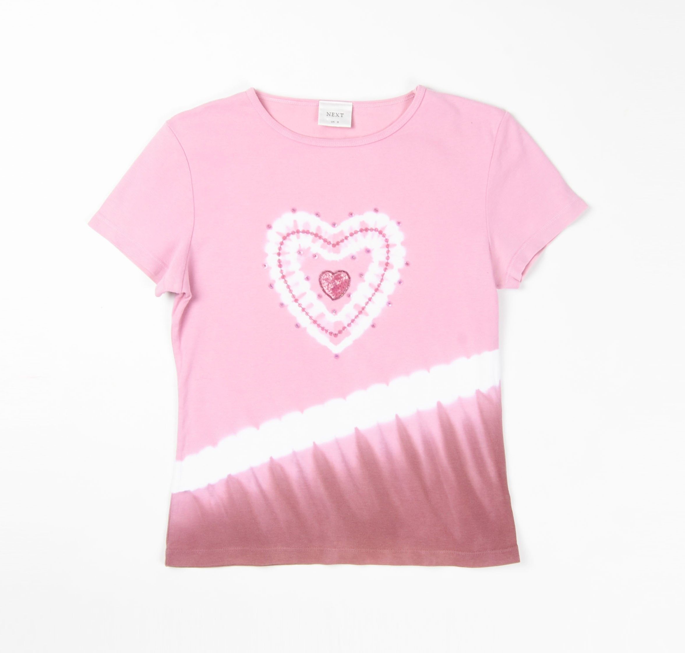 NEXT Vintage Next Y2K 2000's Babydoll Pink T-shirt Top Size M / US 6-8 / IT 42-44 - 3 Thumbnail