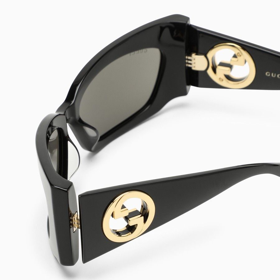 Gucci o1d2blof0824 Size: OS / Geometric Sunglasses in Black Size ONE SIZE - 3 Thumbnail