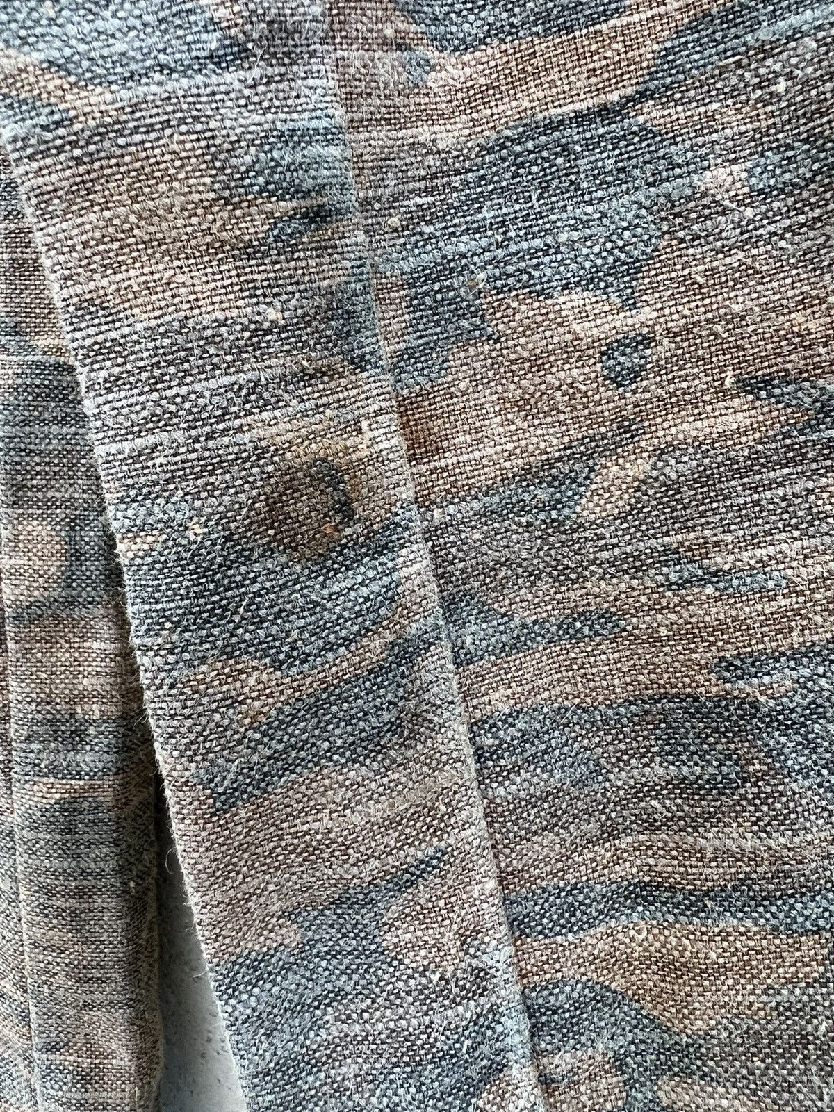 Vintage ALTERNATIVE CONCEPT Camo Linen Cargo Trouser Pant Size US 32 / EU 48 - 21 Thumbnail