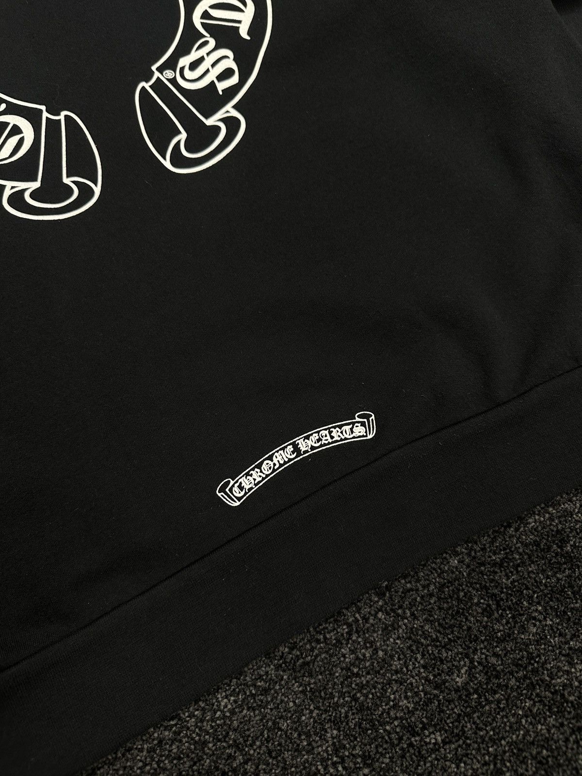 Chrome Hearts Chrome Hearts Horseshoe Floral Hoodie Black Medium Size US M / EU 48-50 / 2 - 6 Thumbnail