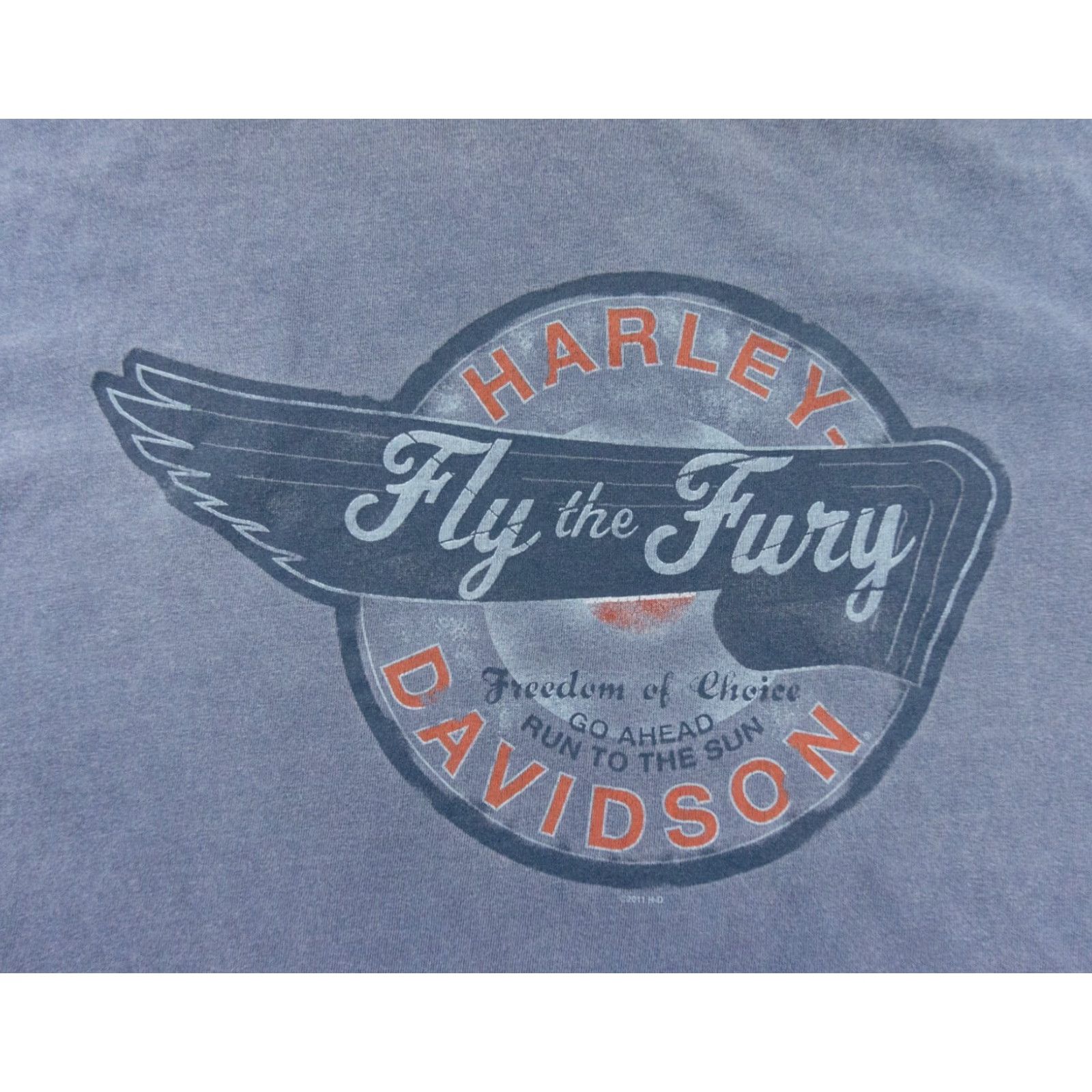 Harley Davidson Harley-Davidson Motorcycle Shirt Men's XL Blue Short Sleeve Graphic Tee Biker Size US XL / EU 56 / 4 - 2 Thumbnail