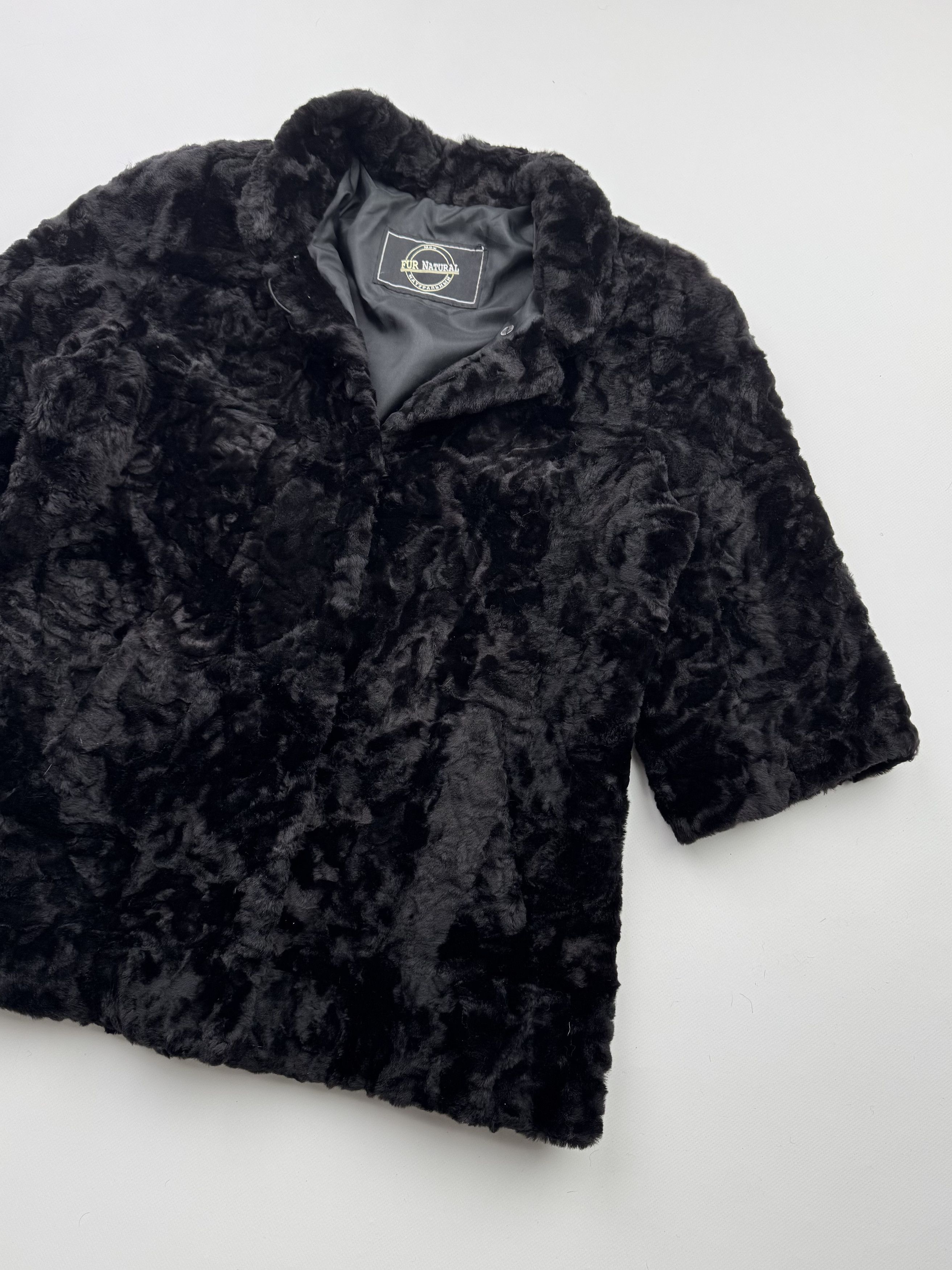Japanese Brand Vintage Real Fur Jacket With Short Sleeve B391(V114)E2 Size M / US 6-8 / IT 42-44 - 3 Thumbnail