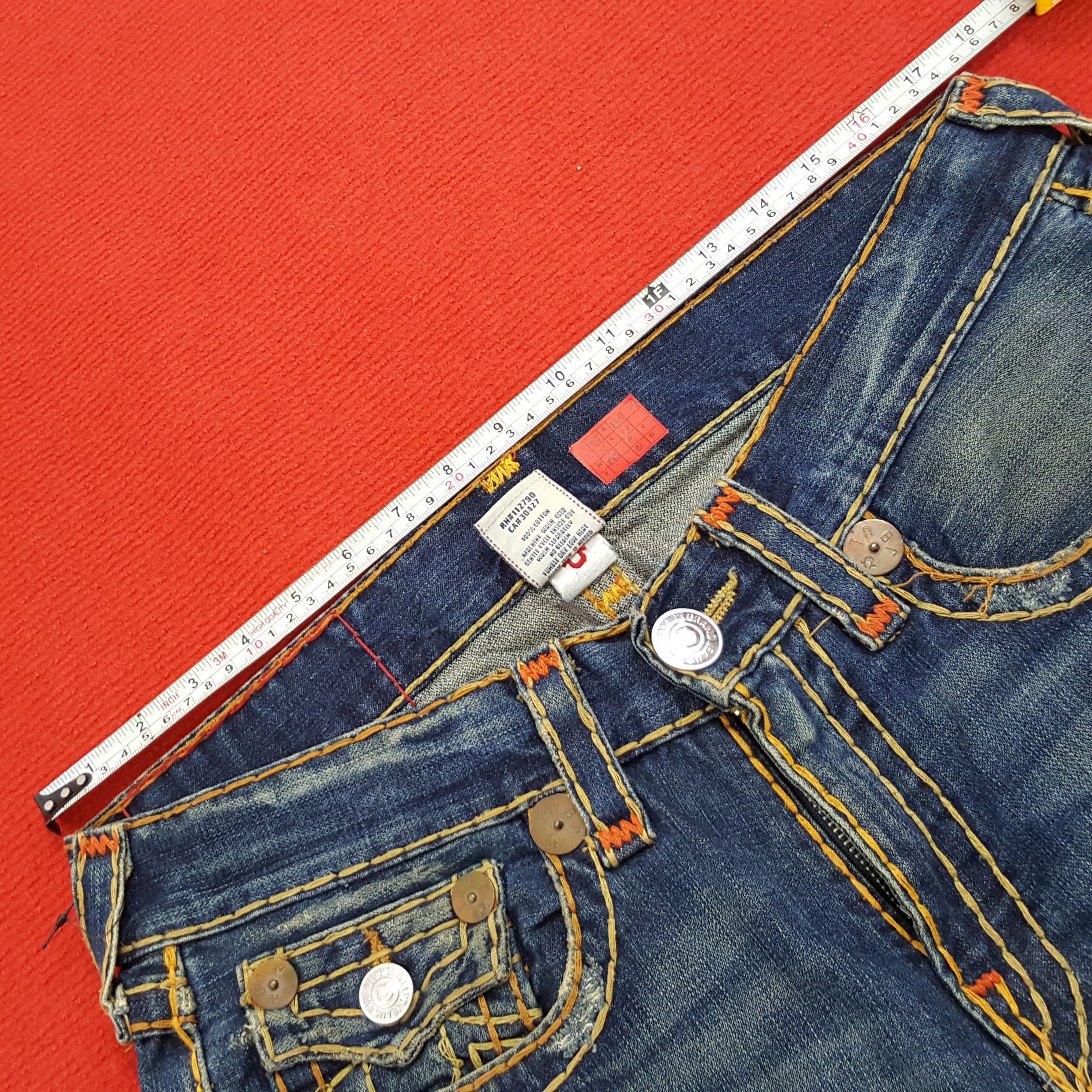True Religion × Vintage True Religion Billy Super T Fashion Style Jeans Size US 35 - 7 Thumbnail