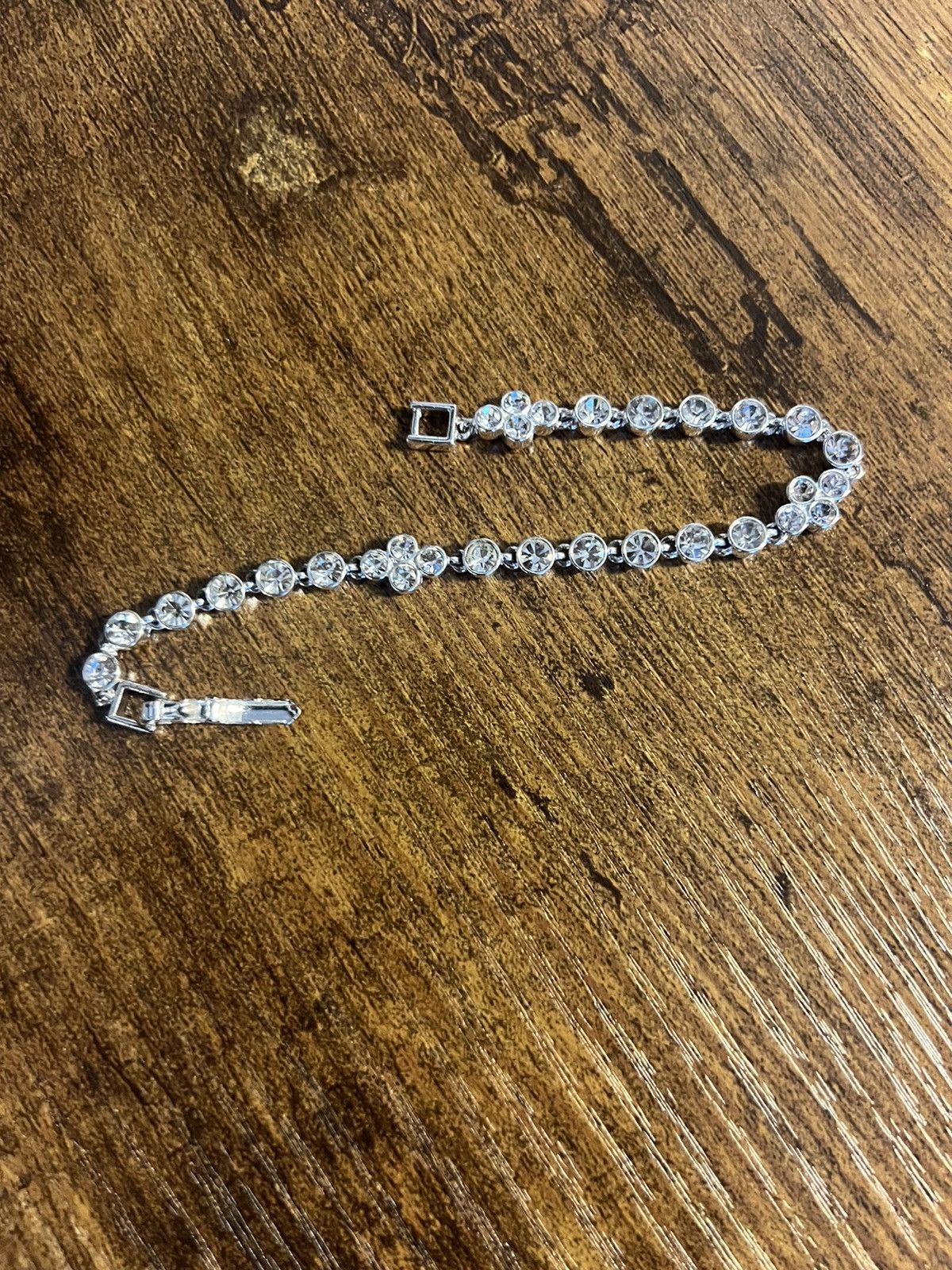 image of Givenchy Crystal Silver Bracelet, Men's