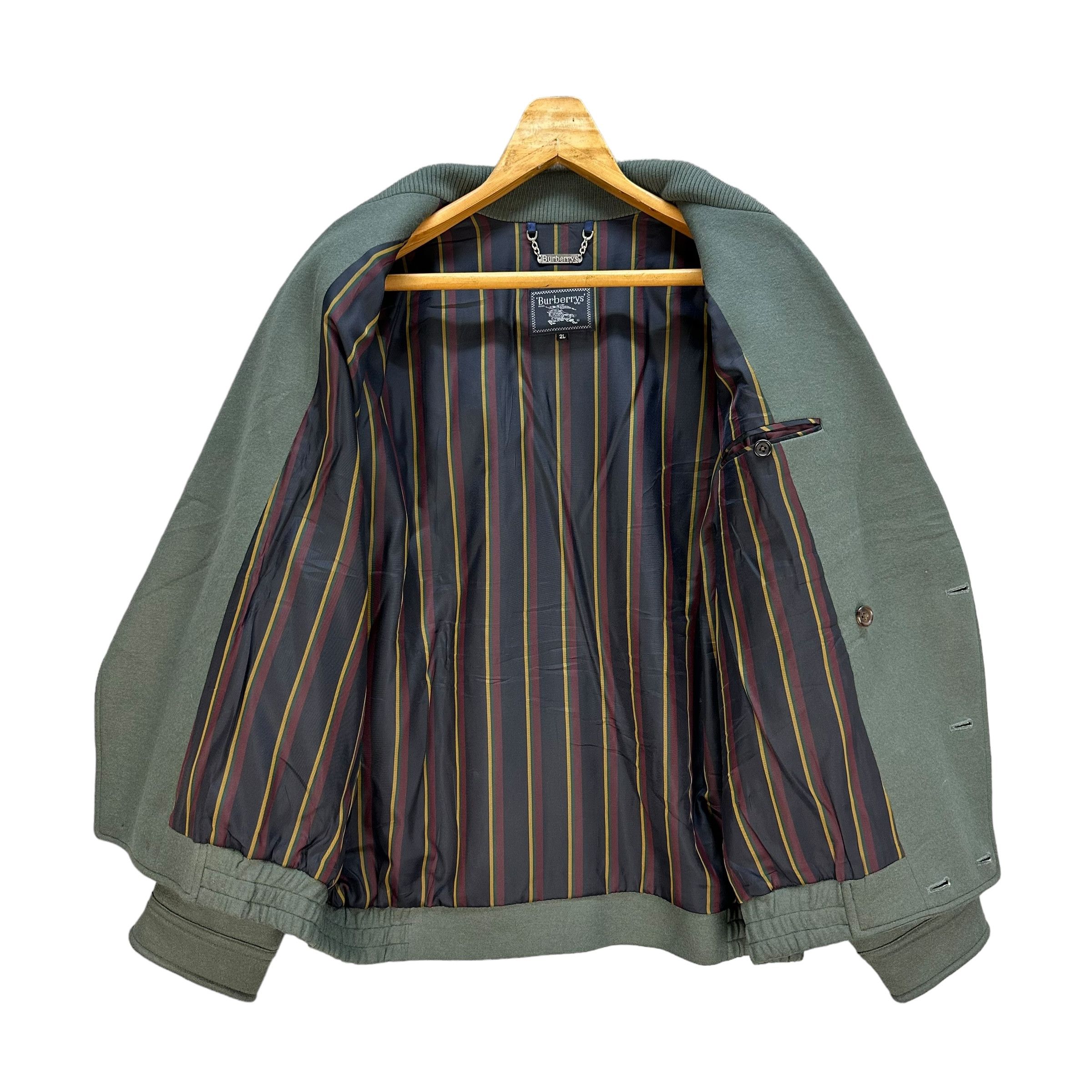 Burberry BURBERRYS Double Breasted Wool Jacket #A18-0424 Size US XL / EU 56 / 4 - 9 Thumbnail
