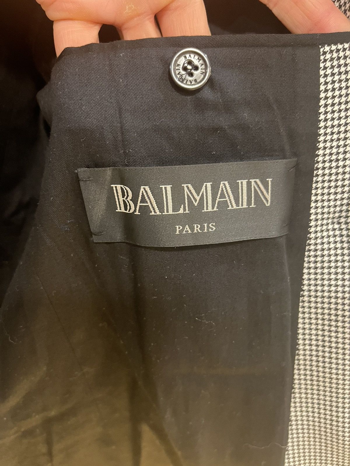 Balmain houndstooth double breast blazer size 48 Size 48R - 12 Thumbnail