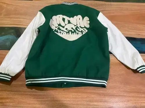New GREEN Nature Bomber Jacket Varsity Jacket