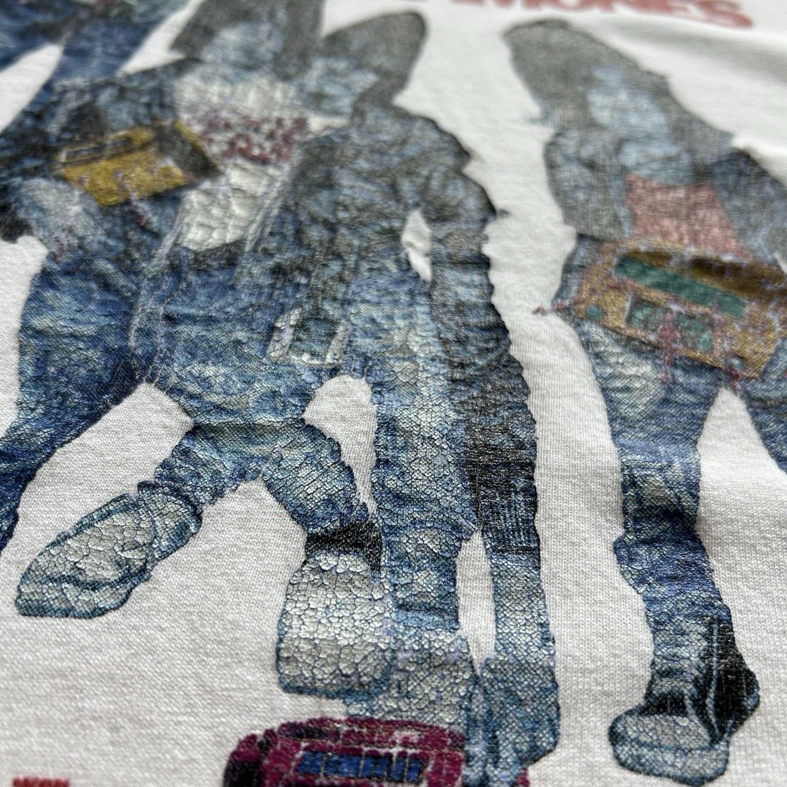 Band Tees × Vintage Vintage Ramones Rock N Roll Radio Ringer T-Shirt Large Y2K Size US L / EU 52-54 / 3 - 4 Thumbnail