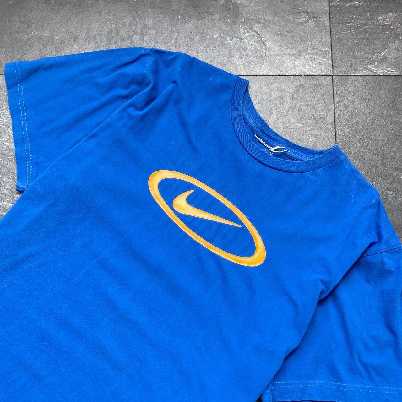 Nike Big logo nike swoosh tee shirt Size US XL / EU 56 / 4 - 2 Thumbnail