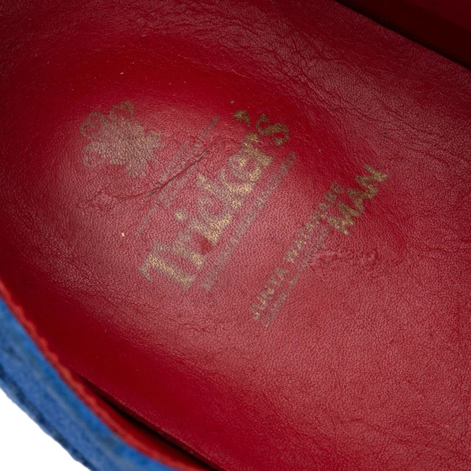 Junya Watanabe Wingtip Suede Shoes in Blue, Size XS (26) Size US 8 / EU 41 - 14 Thumbnail