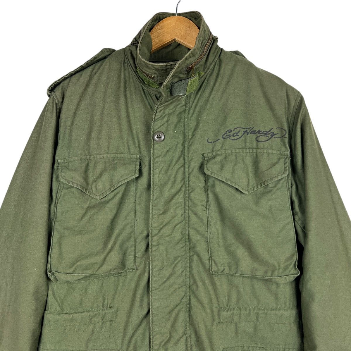 Ed Hardy Vintage Ed Hardy Alpha Industries M 65 Field Jacket Size US S / EU 44-46 / 1 - 4 Thumbnail