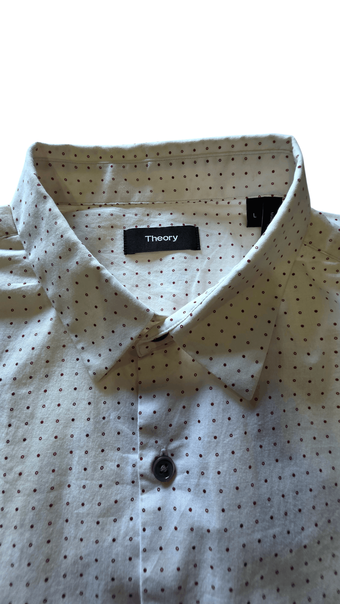 Theory Theory Micro Dot Short Sleeve Shirt-fashionella Size US L / EU 52-54 / 3 - 3 Thumbnail
