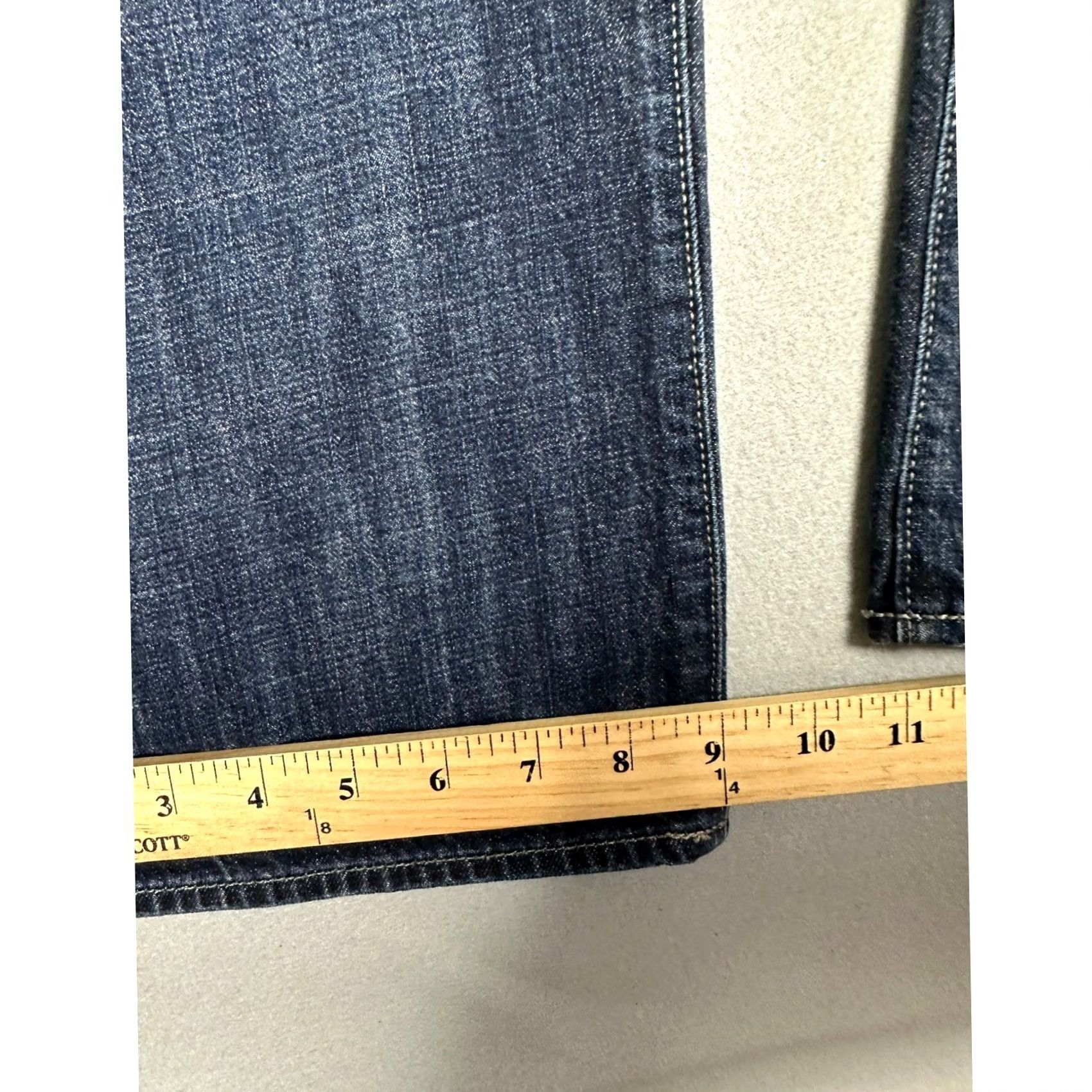 Hugo Boss HUGO BOSS Jeans Jacksons Straight Dark Wash Blue Denim 36x32 Mens Regular 5-Pocket Denim Button Fly Blue Jeans Men Size US 36 / EU 52 - 5 Thumbnail