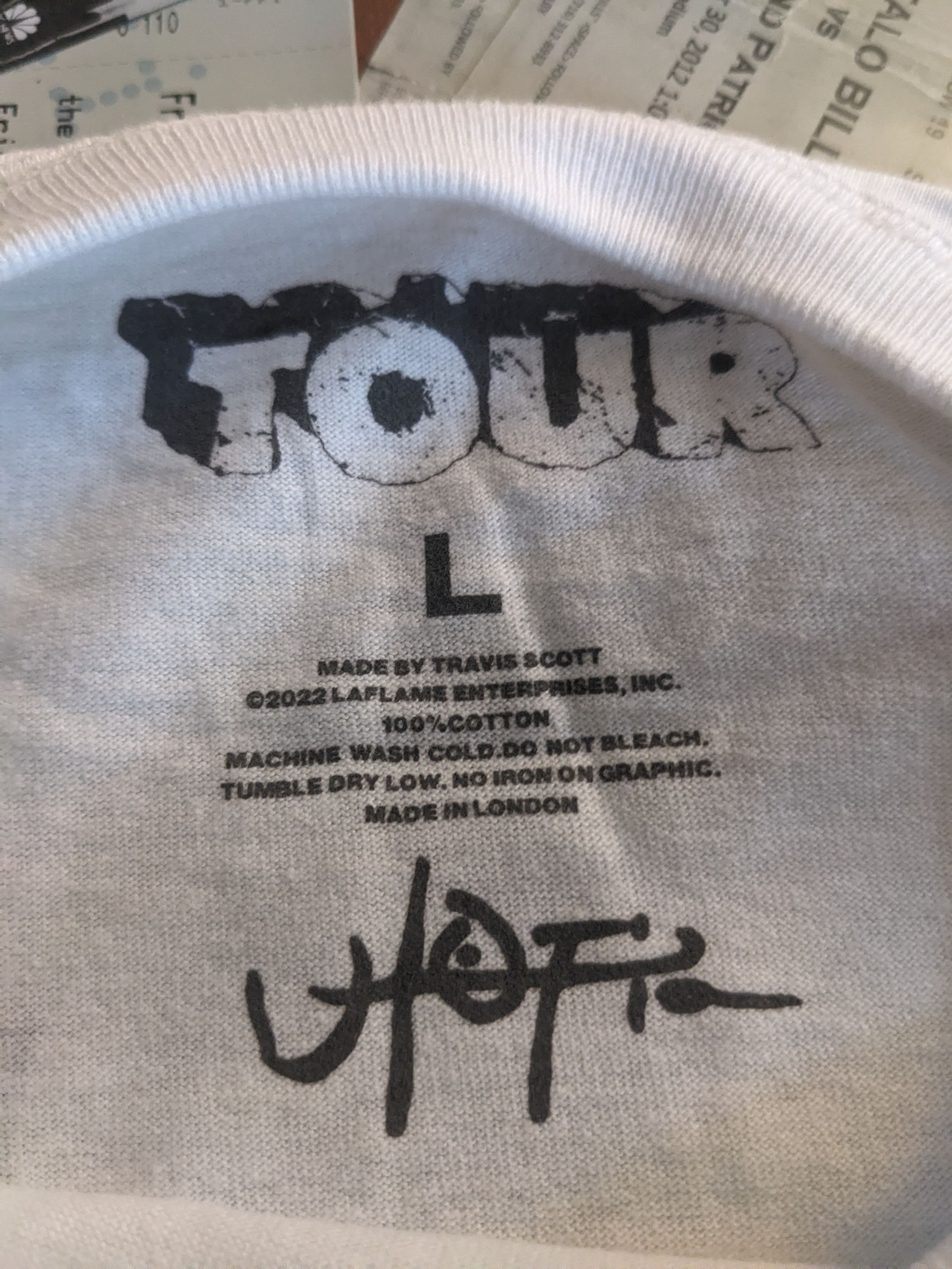 Travis Scott Travis Scott Utopia 24 Tour Skitzo Circus Maximus S. America Size US L / EU 52-54 / 3 - 3 Thumbnail